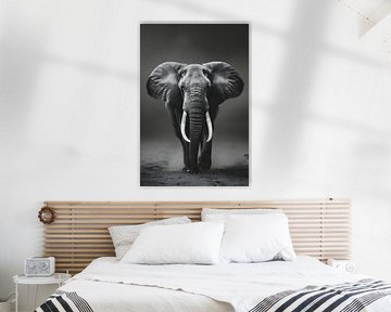 Elefant im Dreck von MNS Designs