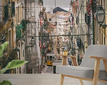 The small streets of Lisbon by Fulltime Travels