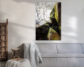 Photo of the back of the waterfall in Park Sonsbeek by AdWF