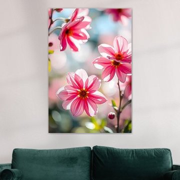 Pink flowers
