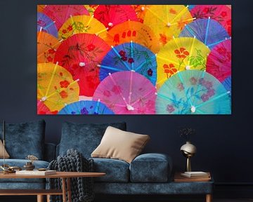 Paper Umbrellas by Ton van Buuren