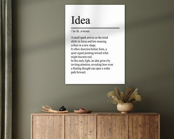 Idea Definition - White by WordsThatInspire