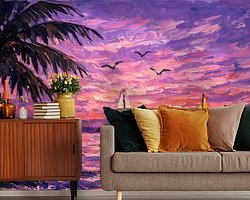 Example of the artwork in a room