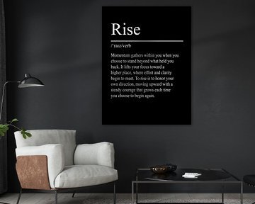 Rise Definition - Black