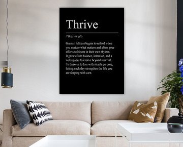 Thrive Definition - Black