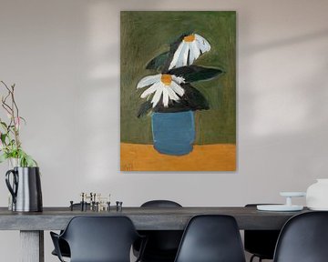 Nicolas de Staël - Flowers in a blue vase (1954) by Peter Balan