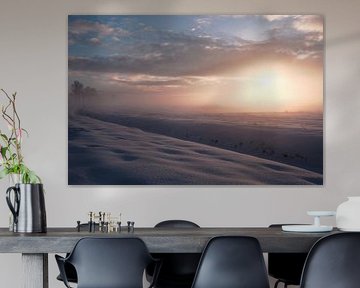 Surreal snowy landscape by Erik Verreijt