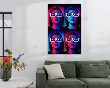 Neon Future Vision Porträt