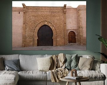 Gate of Kasbah des Oudayas in Rabat, Morocco by Karin Schipper