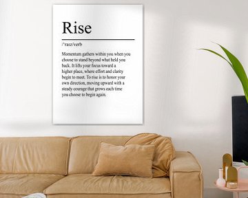 Rise Definition - White