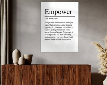 Empower Definition - White