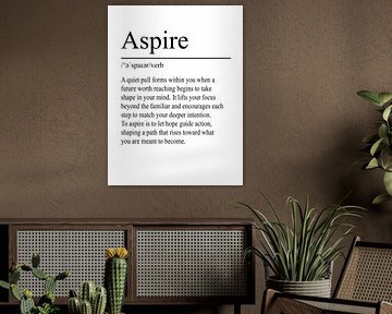 Aspire Definition - White