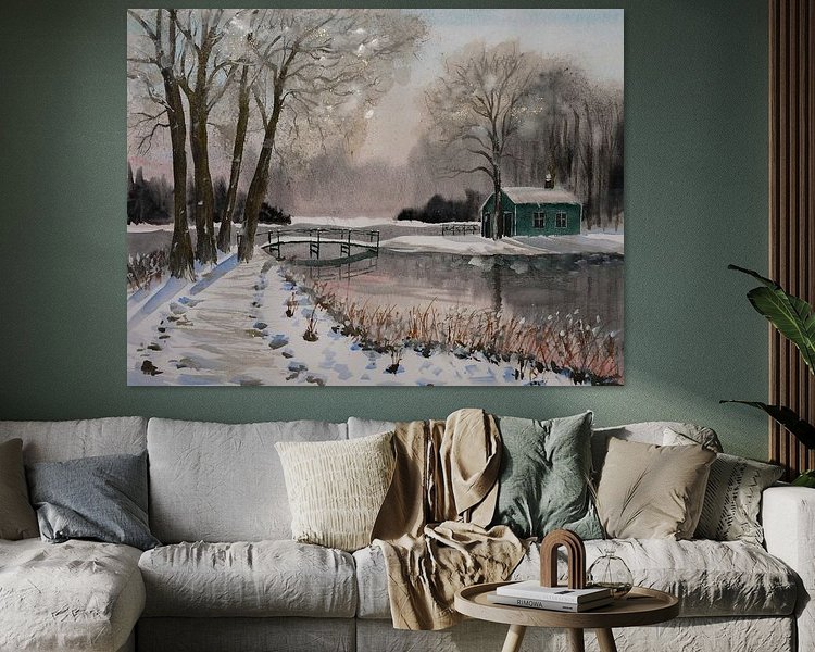 Example of the artwork in a room