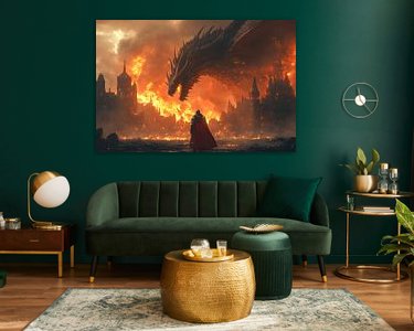 Example of the artwork in a room