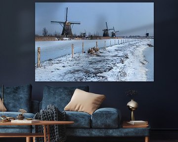 Winter in Kinderdijk by Sander Groenendijk