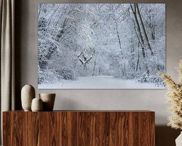 Westerpark in the snow by Ellen Weidenaar