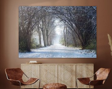 Westerpark in the snow by Ellen Weidenaar