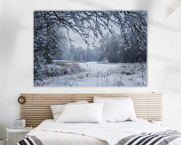 Westerpark im Schnee von Ellen Weidenaar