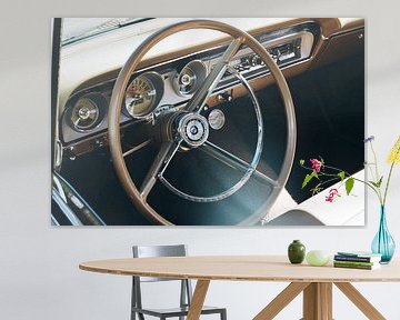 Ford Fairlane Cockpit (Analog-Foto) von Heiko Kapeller
