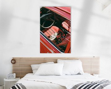 Vintage VW Käfer Interieur (Analog-Foto) von Heiko Kapeller