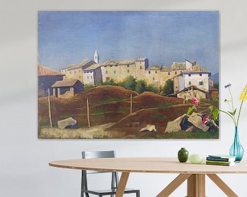 Karl Hofer, Ticino landscape near Breganzona, 1936