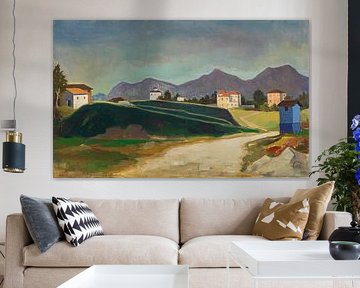 Karl Hofer, The road to Lugano, circa 1930