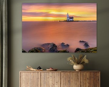 Horse of Marken sunrise