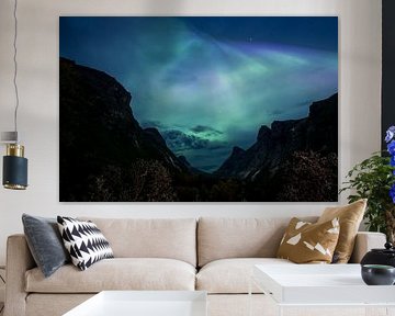 Noorderlicht boven Trollstigen