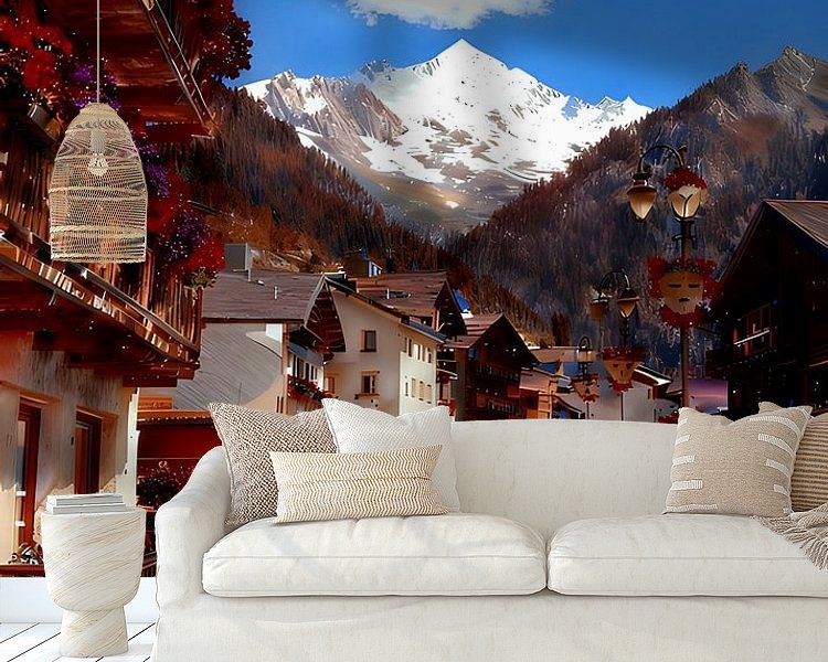 Example of the artwork in a room