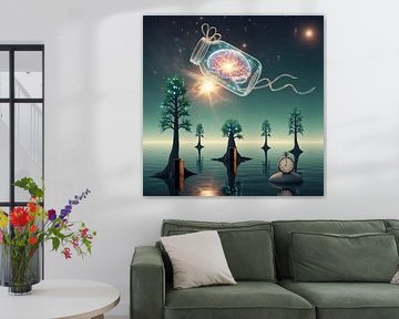 Dreambound Reality – A Poetic Surrealism Art Piece by Aden Pink Galerry