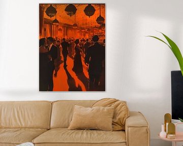 Art Deco Bar und Club im Stil der 1930er Jahre - Vintage Print von Roger VDB