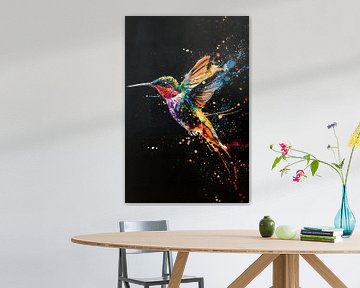 Hummingbird close-up by MNS Designs