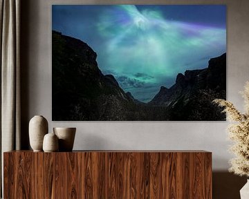 Noorderlicht boven Trollstigen