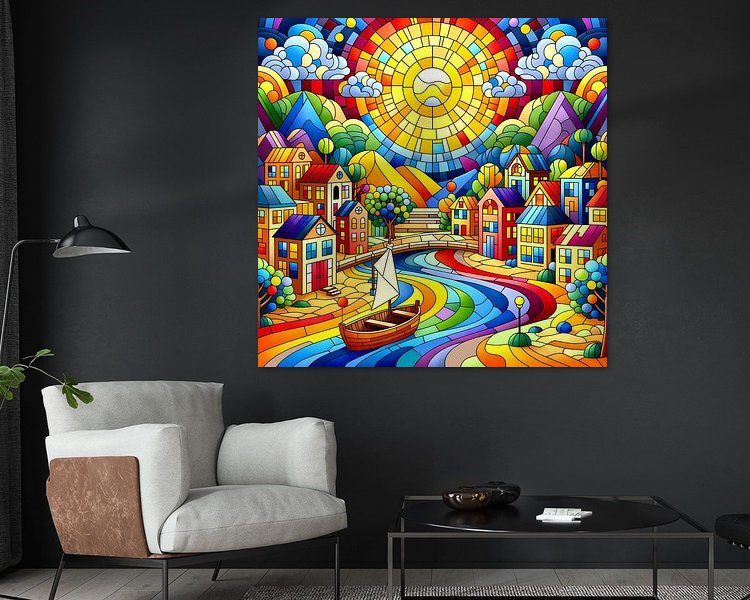 Example of the artwork in a room