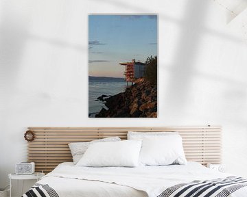 Grandpa enjoys the sunset