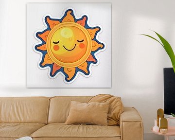 Lächelnde Sonne von Vythryd Arts