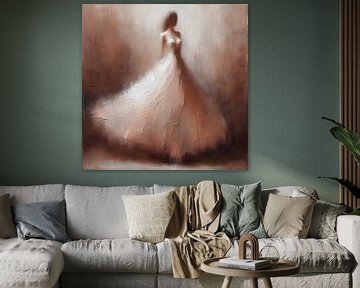 Robe rose Blush sur FoXo Art