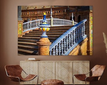 Plaza de Espana in Seville by Antwan Janssen