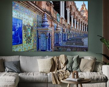 Plaza de Espana in Seville by Antwan Janssen