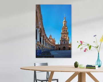 Plaza de Espana in Seville by Antwan Janssen