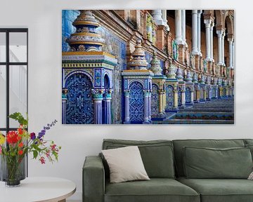 Plaza de Espana in Seville by Antwan Janssen