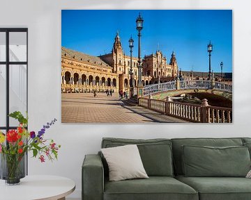 Plaza de Espana in Seville by Antwan Janssen
