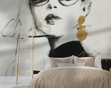 The Sunglasses Muse, modern portret