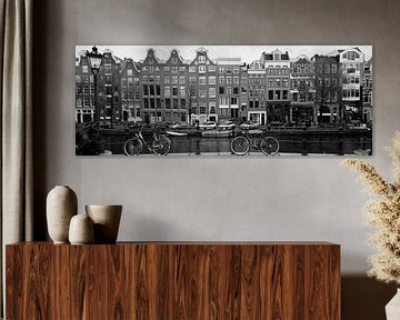 Amsterdam, facades and bicycles on Prinsengracht by Amsterdam Highlights