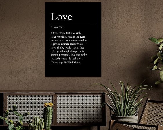 Example of the artwork in a room