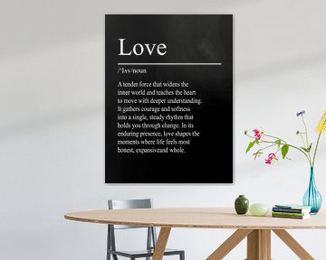 Love Definition - Black by WordsThatInspire