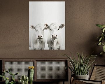 White gaze in silence by Color Square