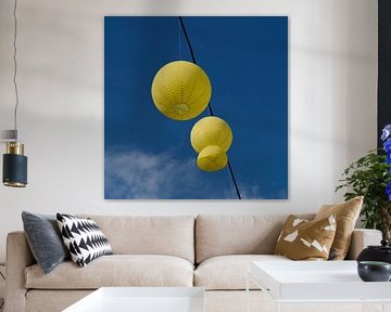 Lantaarns in de oude stad van Bregenz