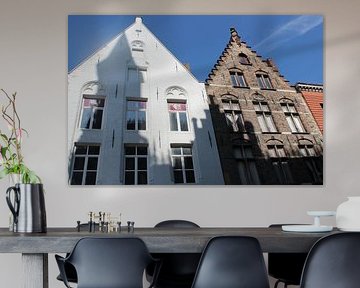 Bruges houses Belgium by Tatjana Korneeva