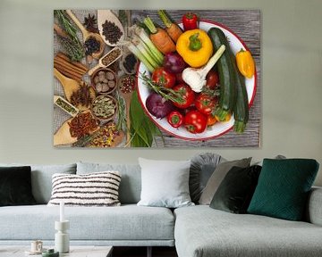 Herbs and vegetables Kitchen by PhotoArt Thomas Klee